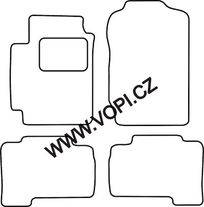 Autokoberce Suzuki Grand Vitara 5 dvěřová 2005 - 02/2012 Colorfit (4530)